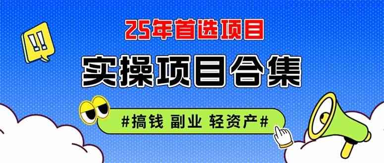 （14767期）2025实操项目合集 挂机类型 直播类型 轻资产创业类型 课程分享各项目介…-咩咩网络
