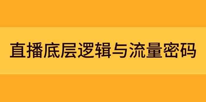 （14695期）直播底层逻辑与流量密码：定位模型+案例拆解，急速流承接与数据优化全攻略-咩咩网络