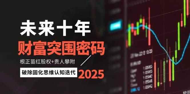 （14679期）未来十年财富突围密码：根正苗红股权+贵人攀附，破除固化思维认知迭代-咩咩网络