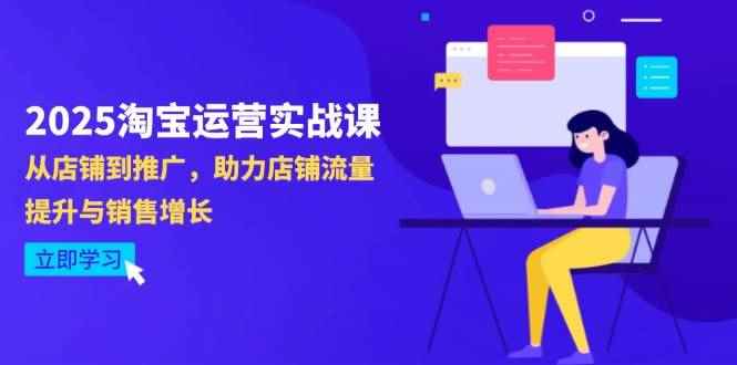 （14504期）2025淘宝运营实战课-4月更新：从店铺到推广，助力店铺流量提升与销售增长-咩咩网络