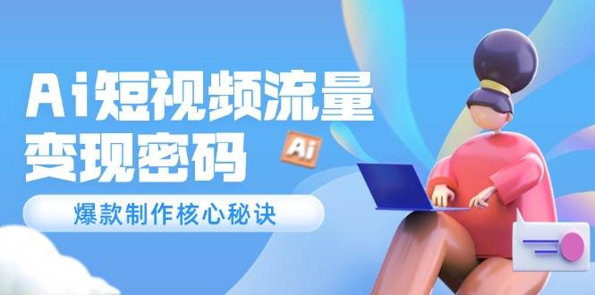 （14875期）Ai短视频流量密码，爆款制作核心秘诀，120万案例深度解析-咩咩网络