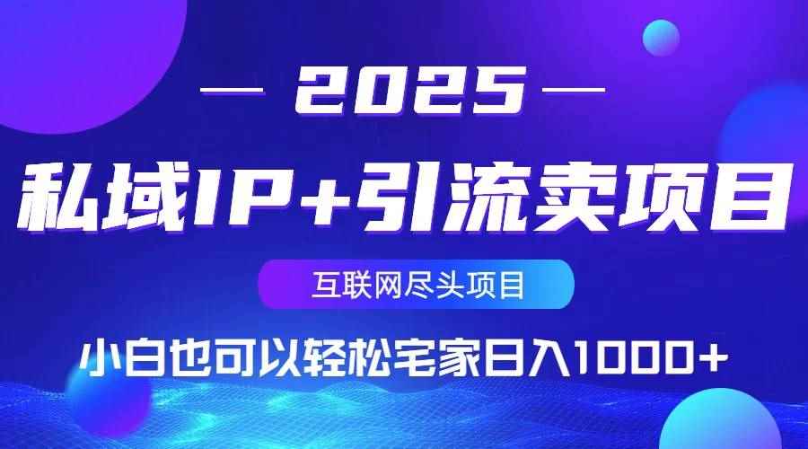 （14151期）私域IP+引流卖项目，小白也可以做到轻松宅家日入1000+-咩咩网络