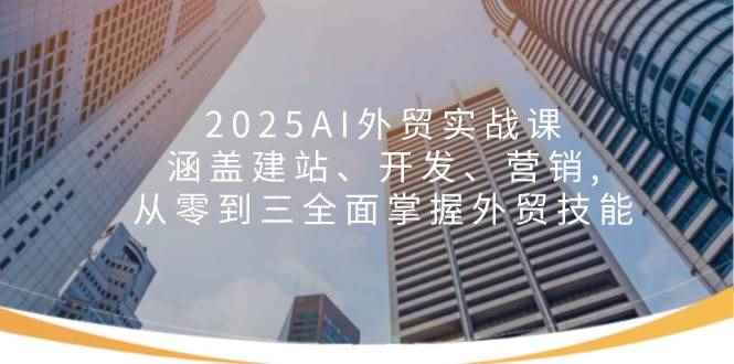 （14135期）2025AI外贸实战课：涵盖建站、开发、营销, 从零到三全面掌握外贸技能-咩咩网络