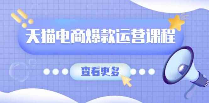 （13910期）天猫电商爆款运营课程，爆款卖点提炼与流量实操，多套模型全面学习-咩咩网络