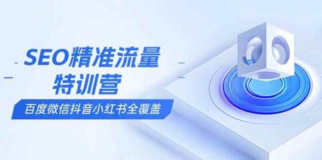 （13851期）SEO精准流量特训营，百度微信抖音小红书全覆盖，带你搞懂搜索优化核心技巧-咩咩网络