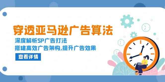 （13680期）穿透亚马逊广告算法，深度解析SP广告打法，搭建高效广告架构,提升广告效果-咩咩网络