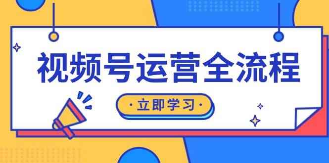 （13401期）视频号运营全流程：起号方法、直播流程、私域建设及自然流与付费流运营-咩咩网络