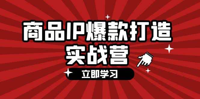 （12136期）商品-IP爆款打造实战营【第四期】，手把手教你打造商品IP，爆款 不断-咩咩网络