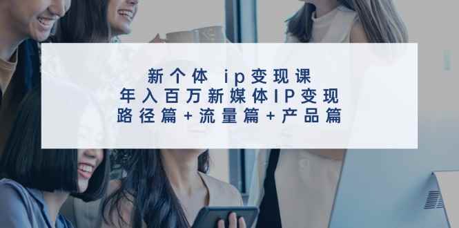 （11971期）新个体 ip变现课，年入百万新媒体IP变现，路径篇+流量篇+产品篇-咩咩网络
