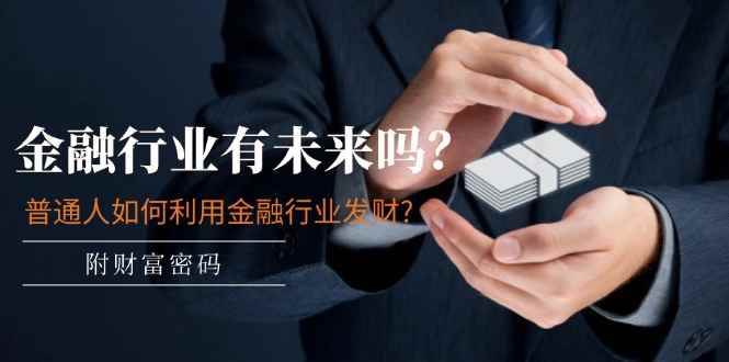 （11499期）某付费文章：金融行业有未来吗？普通人如何利用金融行业发财?(附财富密码)-咩咩网络