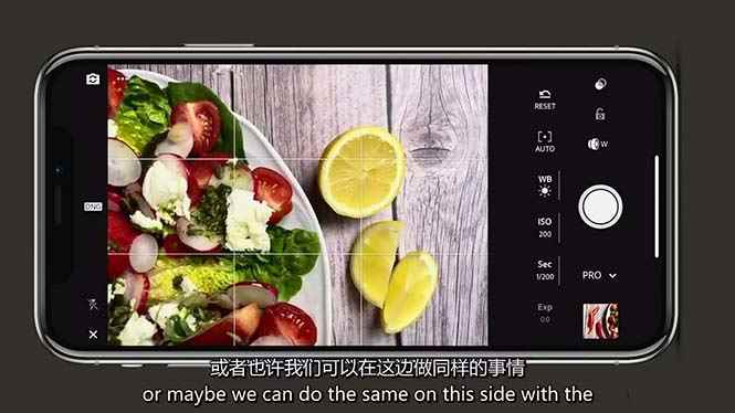 （11073期）iPhone 美食摄影-掌握美食摄影造型-构图和编辑艺术-21节课-中英字幕-咩咩网络