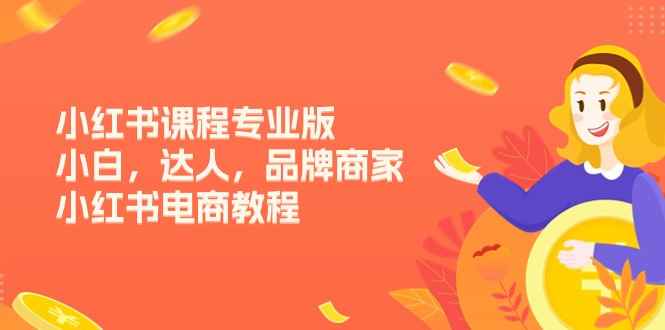 （11022期）小红书课程专业版，小白，达人，品牌商家，小红书电商教程（15节）-咩咩网络