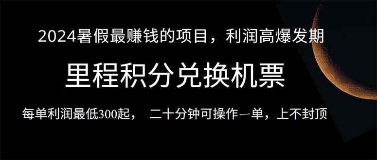 （10995期）2024暑假最暴利的项目，目前做的人很少，一单利润300+，二十多分钟可操…-咩咩网络