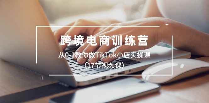 （10946期）跨境电商训练营：从0-1教你做TikTok小店实操课（17节视频课）-咩咩网络