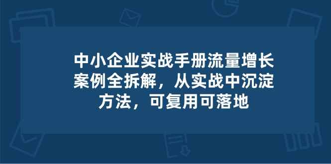 （10889期）中小 企业 实操手册-流量增长案例拆解，从实操中沉淀方法，可复用可落地-咩咩网络