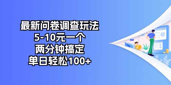 （10606期）最新问卷调查玩法，5-10元一个，两分钟搞定，单日轻松100+-咩咩网络