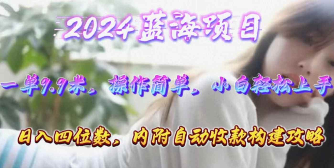 （10204期）年轻群体的蓝海市场，1单9.9元，操作简单，小白轻松上手，日入四位数-咩咩网络