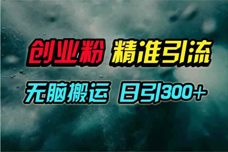 （9875期）视频号纯搬运日引300+创业粉教程！-咩咩网络