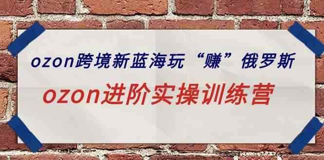 （9800期）ozon跨境新蓝海玩“赚”俄罗斯，ozon进阶实操训练营-咩咩网络