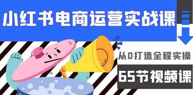（9724期）小红书电商运营实战课，​从0打造全程实操（65节视频课）-咩咩网络