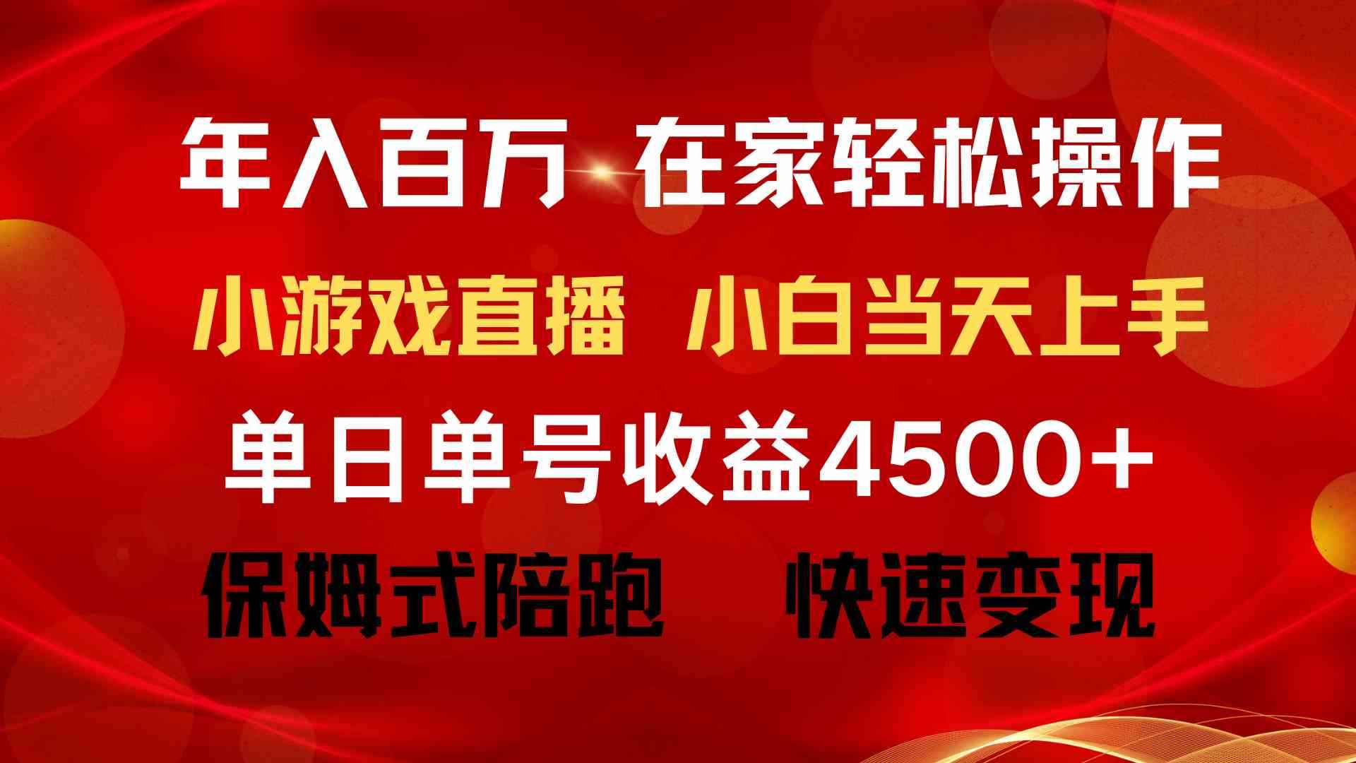 （9533期）年入百万 普通人翻身项目 ，月收益15万+，不用露脸只说话直播找茬类小游…-咩咩网络
