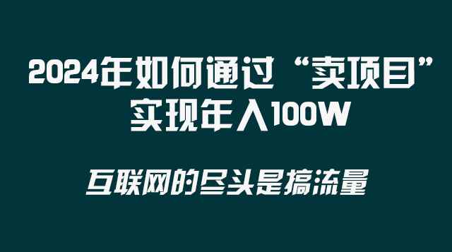 （8382期） 2024年如何通过“卖项目”实现年入100W-咩咩网络