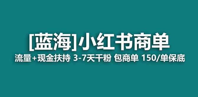 （7602期）【蓝海项目】小红书商单项目，7天就能接广告变现，稳定日入500+保姆级玩法-咩咩网络