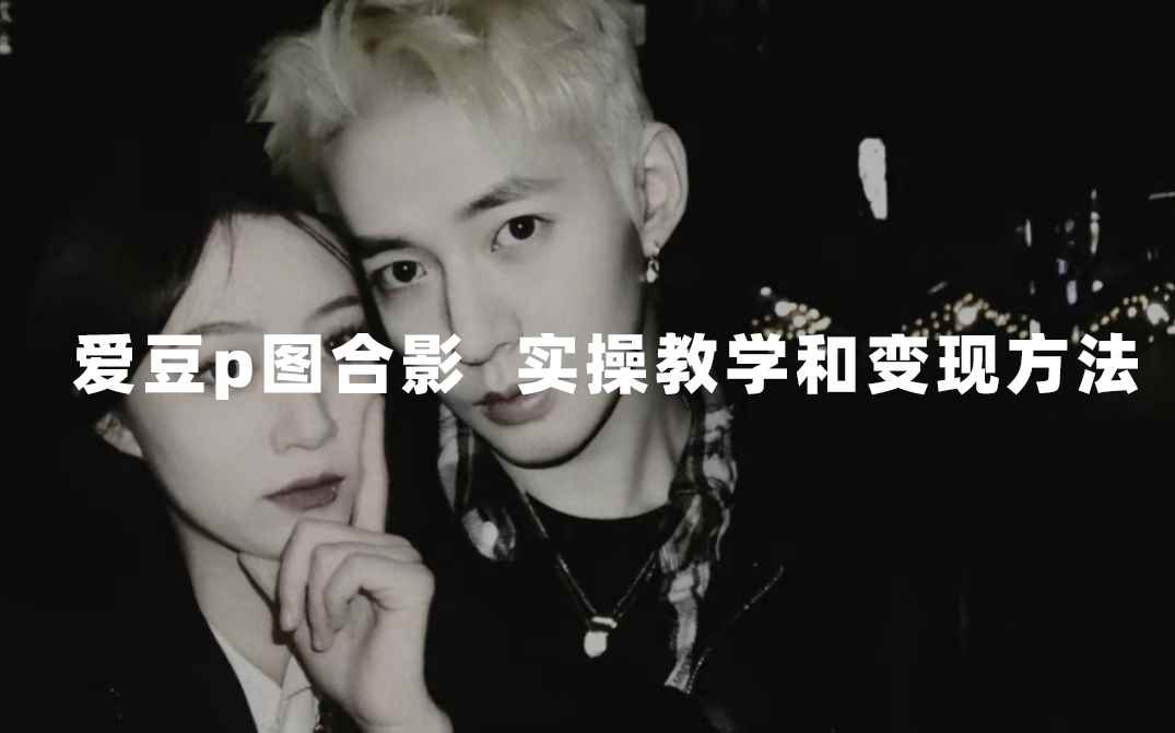 （7558期）最新玩法 与爱豆p图合照爆火  10分钟教会你 实操日入300+-咩咩网络