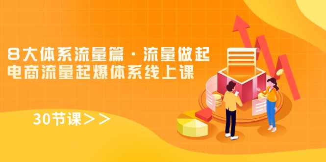 （7547期）8大体系流量篇·流量做起，电商流量起爆体系线上课（30节课）-咩咩网络