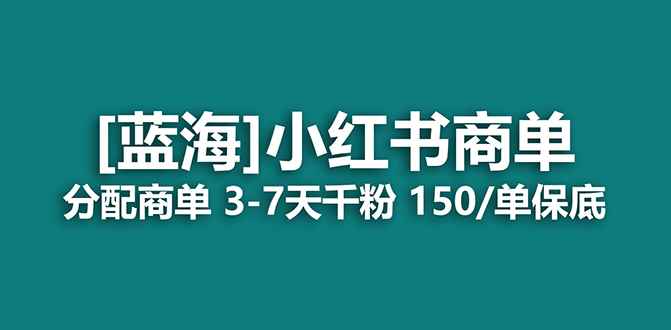 （7349期）2023蓝海项目，小红书商单，快速千粉，长期稳定，最强蓝海没有之一-咩咩网络