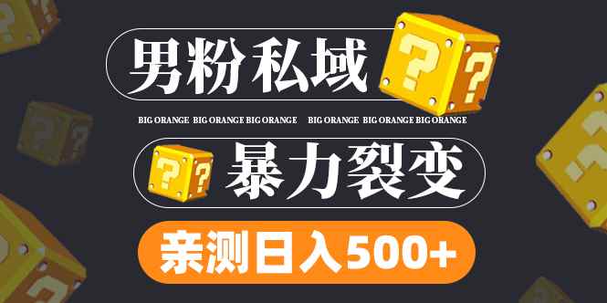 (6677)男粉项目，一个作品变现1000+，新渠道新玩法，一部手机实现月入过万-咩咩网络