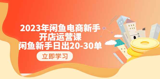 （6471期）2023年闲鱼电商新手开店运营课：闲鱼新手日出20-30单（18节-实战干货）-咩咩网络