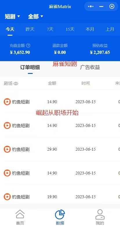 图片[4]-（6349期）市面高端12800米6月短剧玩法(抖音+快手+B站+视频号)日入1000-5000(无水印)-咩咩网络