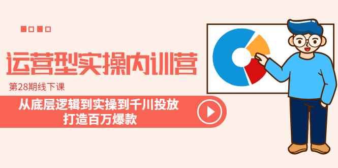 （6067期）运营型实操内训营-第28期线下课 从底层逻辑到实操到千川投放 打造百万爆款-咩咩网络
