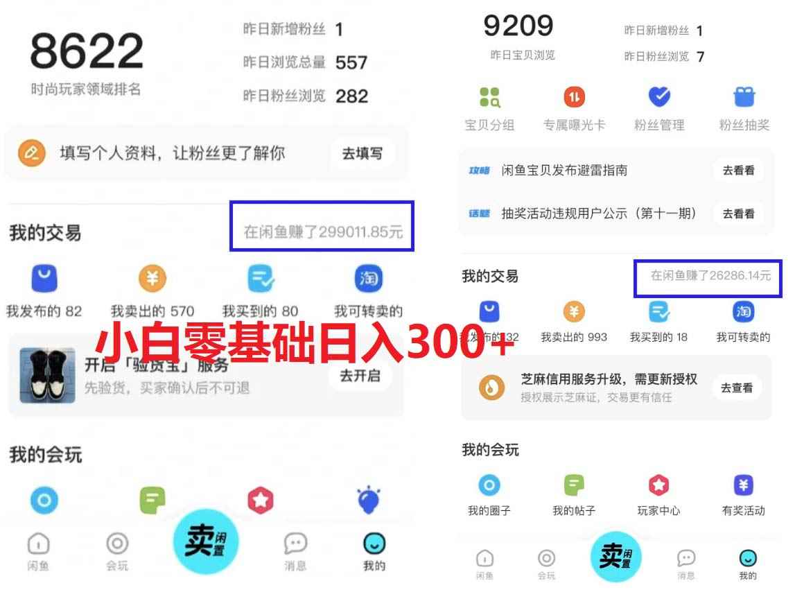 图片[2]-（5903期）2023最新闲鱼冷门蓝海玩法，小白零成本当天出单日入200+-咩咩网络