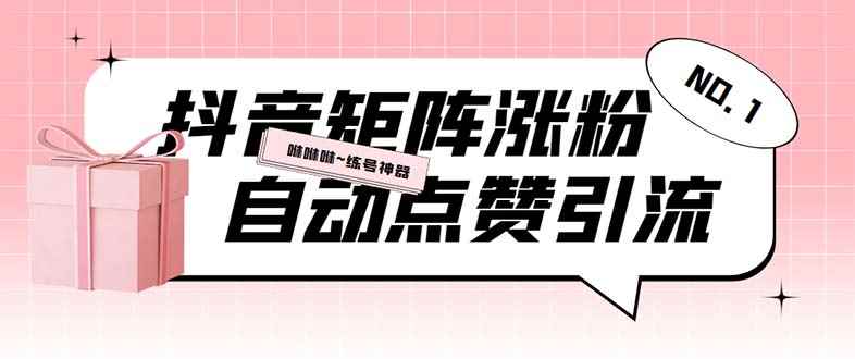 （5900期）外面收费3988斗音矩阵涨粉挂机项目，自动化操作【软件+视频教程】-咩咩网络