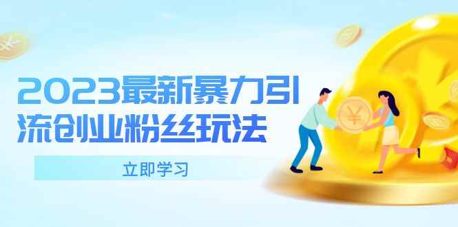 （5845期）2023最新暴力引流创业粉丝玩法，单日被动引流50+创业粉-咩咩网络