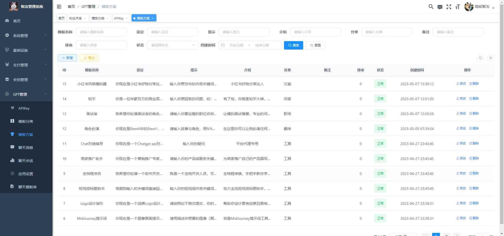 图片[7]-（5811期） Saas无限多开版ChatGPT小程序+H5，系统已内置GPT4.0接口，可无限开通坑位-咩咩网络