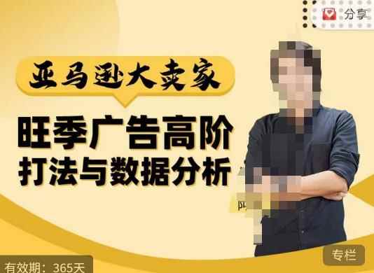 阿甘·亚马逊大卖家广告高阶打法与数据分析，走出传统广告误区；揭秘大卖惯用打法；数据驱动广告决策-咩咩网络