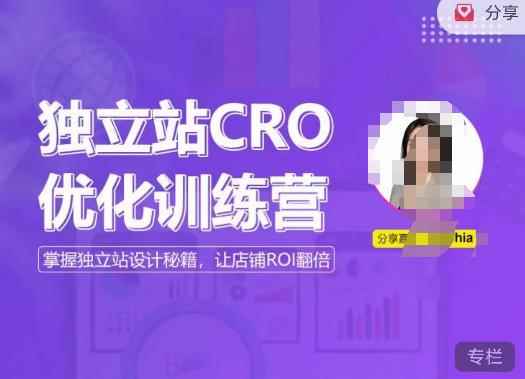 独立站CRO优化训练营，掌握独立站设计秘籍，打造高转化的独立站，让店铺ROI翻倍-咩咩网络
