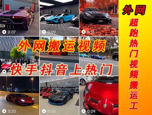 图片[2]-（5276期）外面收费398元外网超跑豪车汽车视频搬运至快手抖音上热门项目-咩咩网络