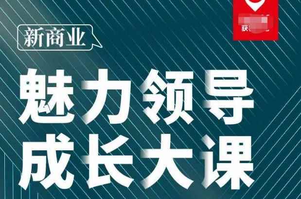 张琦·新商业魅力领导成长大课2023新版，高效管理必修课（30节）-咩咩网络
