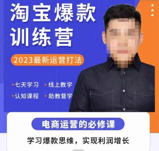 爱上黄昏·淘宝爆款训练营，2023最新运营打法，学习爆款思维，实现利润增长-咩咩网络