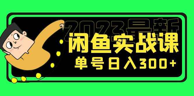 （5117期）花599买的闲鱼项目：2023最新闲鱼实战课，单号日入300+（7节课）-咩咩网络