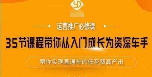 35节课程带你从入门成长为资深车手，让系统学习直通车成为可能，帮你实现直通车的低花费高产出-咩咩网络
