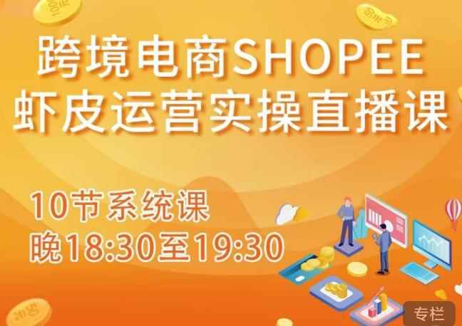 跨境电商Shopee虾皮运营实操直播课，从零开始学，入门到精通（10节系统课）-咩咩网络
