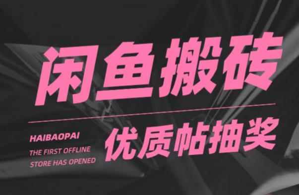 闲鱼优质帖搬砖，单号一天赚个二三十没问题，多号多撸-咩咩网络