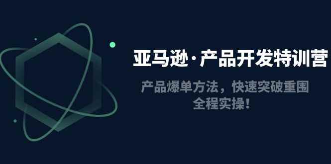 （4882期）亚马逊·产品开发特训营：产品爆单方法，快速突破重围，全程实操！-咩咩网络