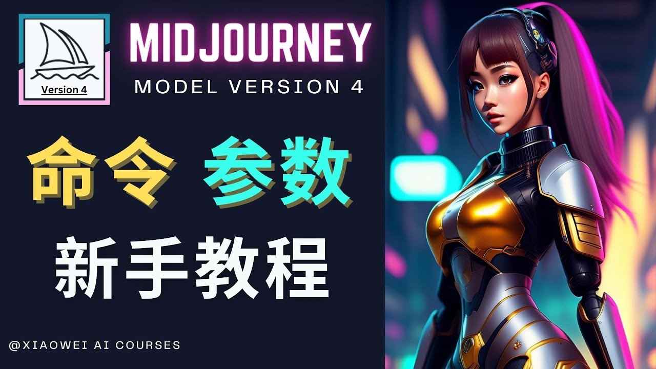 （4873期）Midjourney新手入门教程，轻松创作顶级图像，命令参数-新手教程-咩咩网络