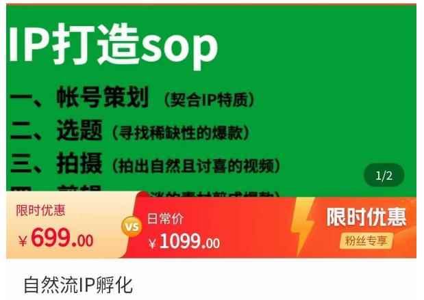 瑶瑶·自然流IP孵化，系统掌握IP孵化全流程，也能学到选题，剪辑，账号运营经验-咩咩网络
